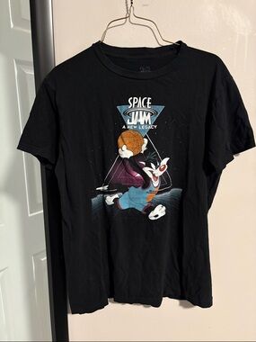Space Jam: A New Legacy Sylvester Graphic Tee - Black